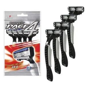 휴대용 네중면도 쉐이빙 남자용 깔끔면도기 4개