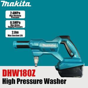 마키타 DHW180Z 18V 무선 고압 세척기 휴대용 청소 장치 고유량 파워 툴 (배터리 및 충전기 제외)