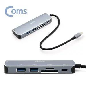 타입C포트확장 젠더 HDMI지원 카드리더기