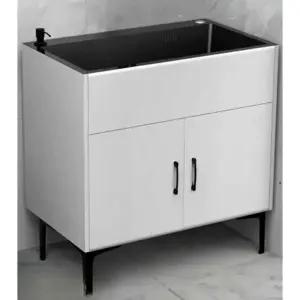 소형싱크대 간이 미니 세면대 하부장 싱크대 교체