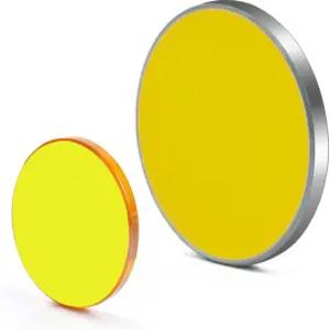 CNCOLETECH CO2 렌즈 및 거울 세트 D12mm FL50.8mm CVD ZnSe 포커스 직경 20mm 두께 3mm Si 미러 포함