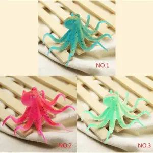 TBZ 형광문어 물고기 탱크 장식 인공 수족관 어항 열대어