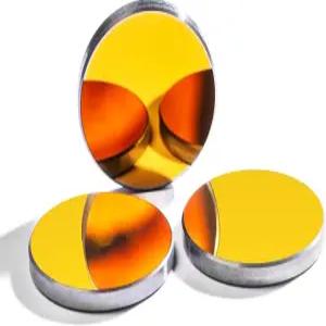 MCWlaser 19mm Si 미러 금도금 실리콘 렌즈 3PCS CO2 기계용