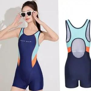 [골드스마일]여성 실내 수영복 트레이닝 수영복 원피스 선수용 스포티 탄탄이