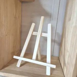 접이식 미니 원목 이젤 거치대 다용도 스탠드