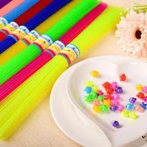 야광 빨대 접기 야광 종이 접기 창의력 공예 만들기 집중력