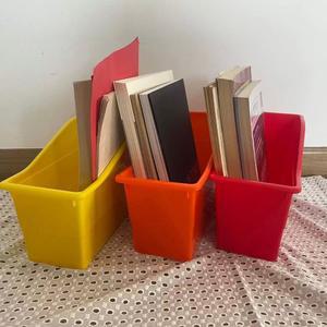 비닐정리함 유치원 교실 그림책용 대형 플라스틱 수납함 다용도 데스크탑 정리함