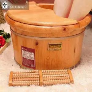 족욕기 히노끼 대야 가정용 높이 습식 건식 사우나 발찜질