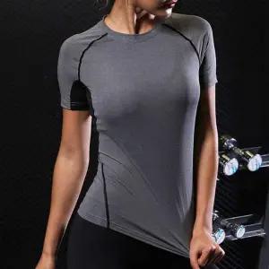 [콩심팥심]TBZ JJM-NS455 여자반팔상의요가복