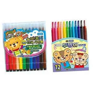 [셀러에이드]유아용 초등 학생 미술 용품 선물 어린이 색연필 아동 학교