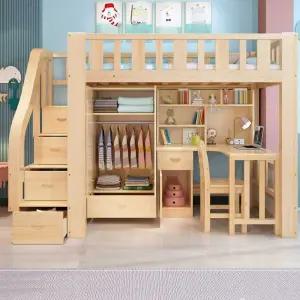 벙커침대책상 침대 옷장 수납 서랍 책상 침대 수납형