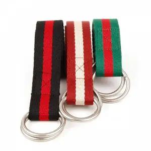 [콩심팥심]TBZ KING 남녀공용 벨트 3선 배색 링 스트릿벨트