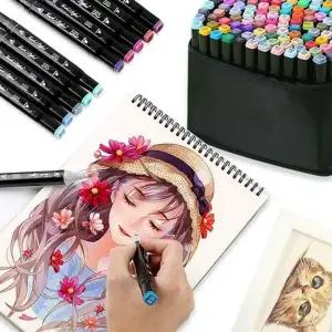 마카펜 드로잉 전문가용 캘리그라피 120색 디자인 미술 학용품