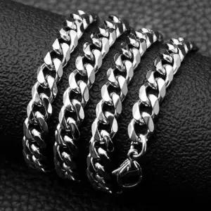 [콩심팥심]써지컬스틸 목걸이 각 체인 목걸이 남자 학생 패션 우정 악세사리