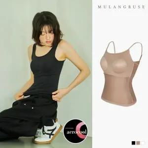 [하프클럽/물랑루즈]흡습속건 심플리 에어로쿨 캡내장 노브라 나시 브라탑