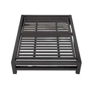 철제 프레임 무헤드 침대 1200X2000mm 슈퍼싱글 원룸 펜션 매트리스