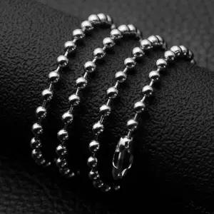 [콩심팥심]써지컬스틸 목걸이 군번줄 목걸이 데일리 체인 펜던트 남성 심플