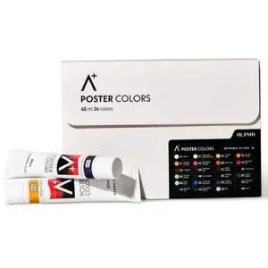 튜브형 물감 미술용 물감 40ml 전문가용 수채화용 24색 학생용