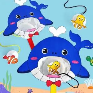 어린이용 고래 만들 재료 유아용 만들기 놀이 교육 종이