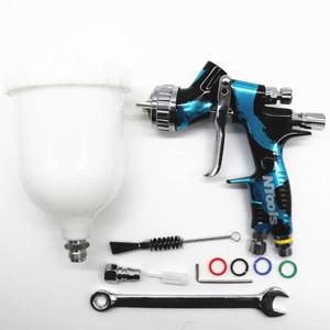 깍지 에어 스프레이건 에어리스 스프레이 페인팅 자동차 페인트 에어브러시 도구 포함, 다채로운 에어 페인