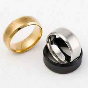 반지 커플반지 두꺼운 우정 커플 데일리 심플 무광 선물 실버반지