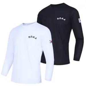 봄 여름 로카티 긴팔 정품 px roka 코리아 아미 티셔츠 태극기 쿨티 군인옷