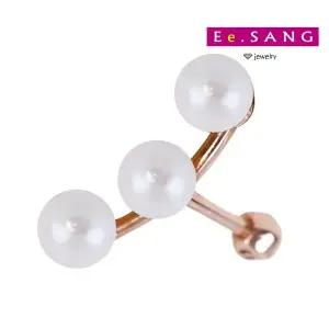 [이상주얼리]/18k 너트 진주 피어싱/18k피어싱