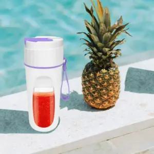 휴대용 무선 믹서기 빨대 미니 블렌더 과일 주스 텀블러