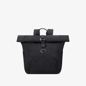 [DELSEY] CITYPAK 15.6인치 노트북 남녀 공용 롤탑 백팩_BLACK