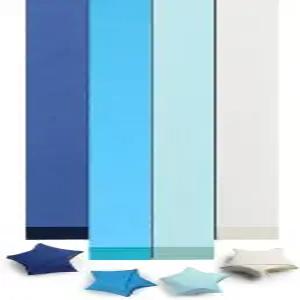 FodAu770 솔리드 컬러 스타 종이 스트립 1080 시트 오리가미 미술 공예 선물 DIY 프로젝트 - 블루 시리즈