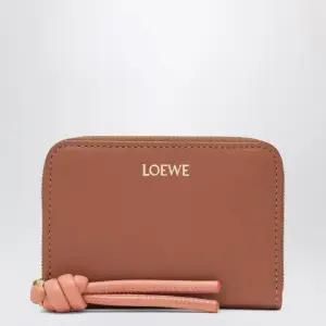 로에베 콘트라스팅 노트 지퍼 풀 가죽 코인 지갑 CEM1ZCPX02LE 6255