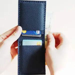 남성 가죽 지갑 반지갑 데일리 슬림 접이식 패션 카드 휴대 지폐