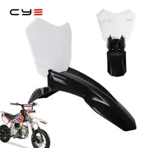 오토바이 예비 부품 CRF 50 CRF50 KAYO TS 먼지 자전거 용 프론트 펜더 휠 머드 가드 번호판