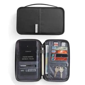 여행용 미니 카드 지갑 여권 케이스 수납 보조 파우치
