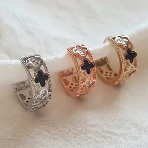 901M 플라워패턴 귀걸이 셀프웨딩 데일리