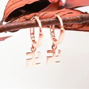 [오팔하우스]14k 만자 원터치 귀걸이 OPNIE0386-1