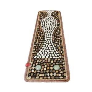 천연 조약돌 발 발바닥 공원 패드 지압판 매트