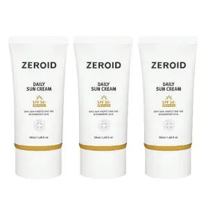 제로이드 데일리 선크림 50ml(SPF50+) 3개