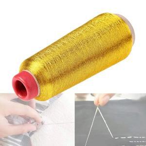 1피스 3500M 금속실 자수 금은색 기계 150D DIY 수동 밝은 금속사 재봉실