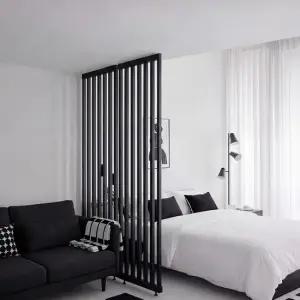 가구 메이크 스트라이프 무타공 침실 인테리어 가벽 파티션 582