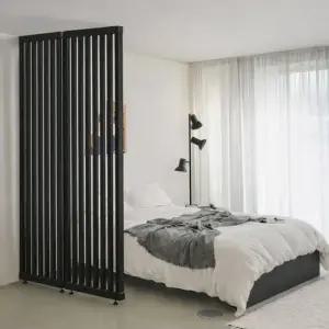 마켓리더 아트월 스트라이프 무타공 침실 공간분리 가벽 파티션 310