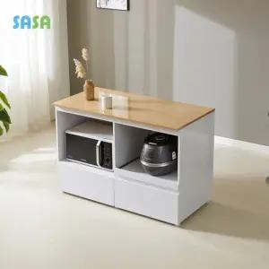 가구 칼렌 1200 광파오븐 아일랜드 홈바 서랍수납장