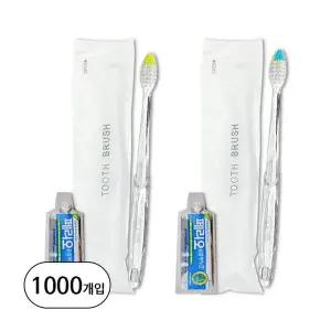 (양치세트) 808PS 미세모칫솔 + 페리오파우치 4g 치약 합지포장