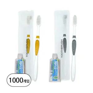 (양치세트) 105PP 미세모칫솔 + 페리오파우치 4g 치약 사면포장