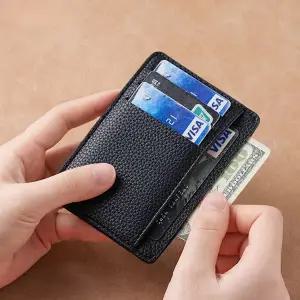 여성 심플 카드 지갑 카드 수납 포켓 미니 카드 지갑