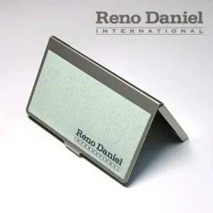 슬림 카드 지갑 남성용 세련된 휴대용 명함 보관함 블랙