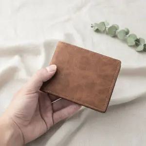 남성 무지 지갑 슬림 카드 수납 포켓 스타일 반지갑