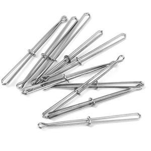 스테인레스 스틸 의류 클립 탄성 밴드 테이프 펀치 크로스 스티치 스레더  손 바느질 도구  로트당 5 개