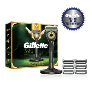 [질레트]랩스 딥클렌징바 LCK 레전드팩(핸들+면도날7입)