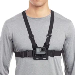 [골드스마일]액션캠 가슴 스트랩 고정 마운트 블랙 실리콘 밴드 스포츠 촬영